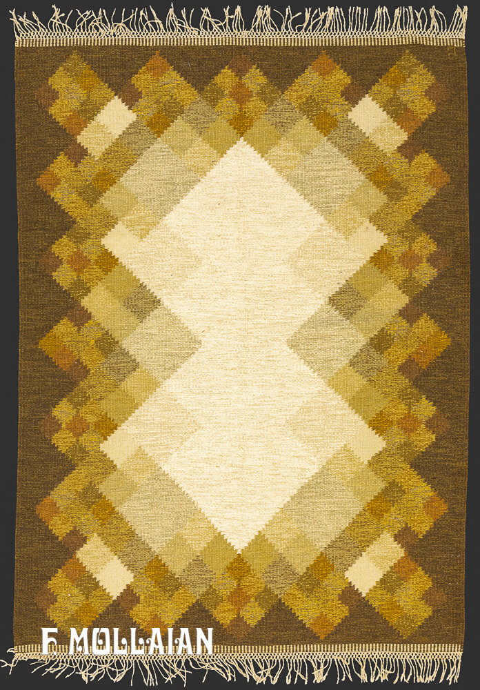 Tapis Scandinave Kilim Rollakan n°:61828652